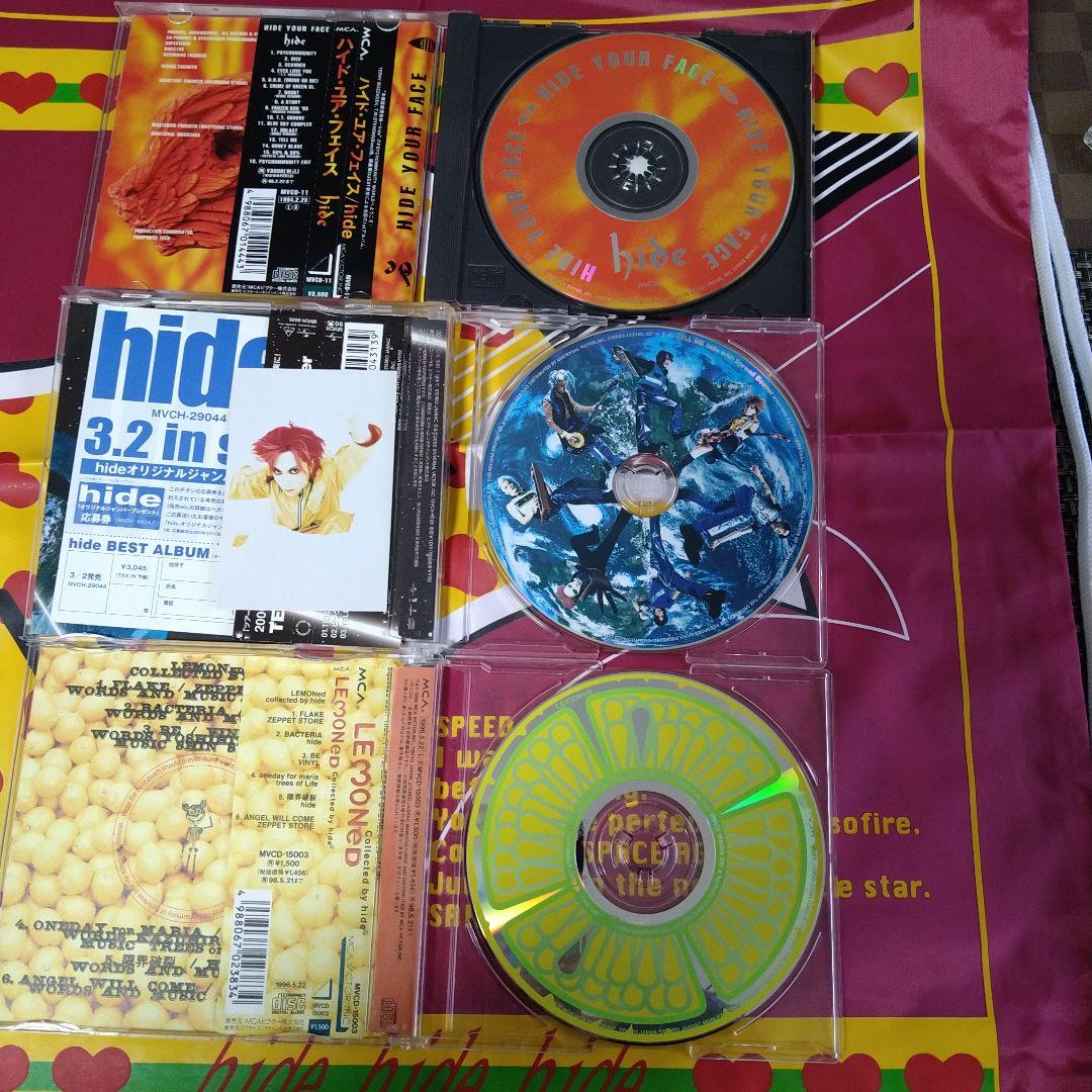 再お値下げ！hide ・face カード＆CD＆ポストカード＆シール＆ピンバッチ