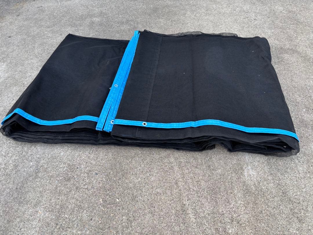 寒冷紗　四方ハトメ　10.8m×24m