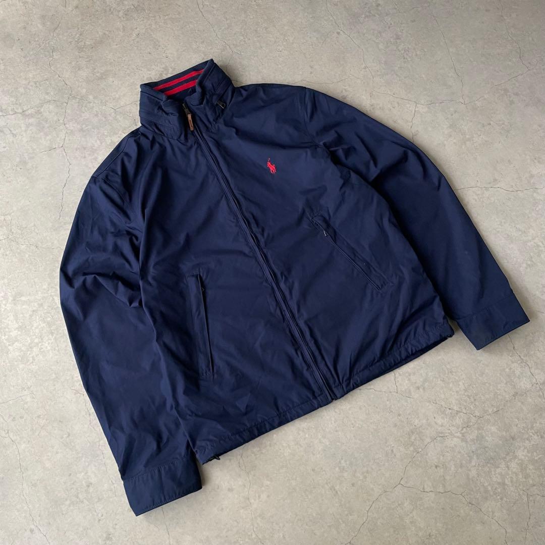 POLO RALPH LAUREN ナイロンジャケット ネイビー ロゴ
