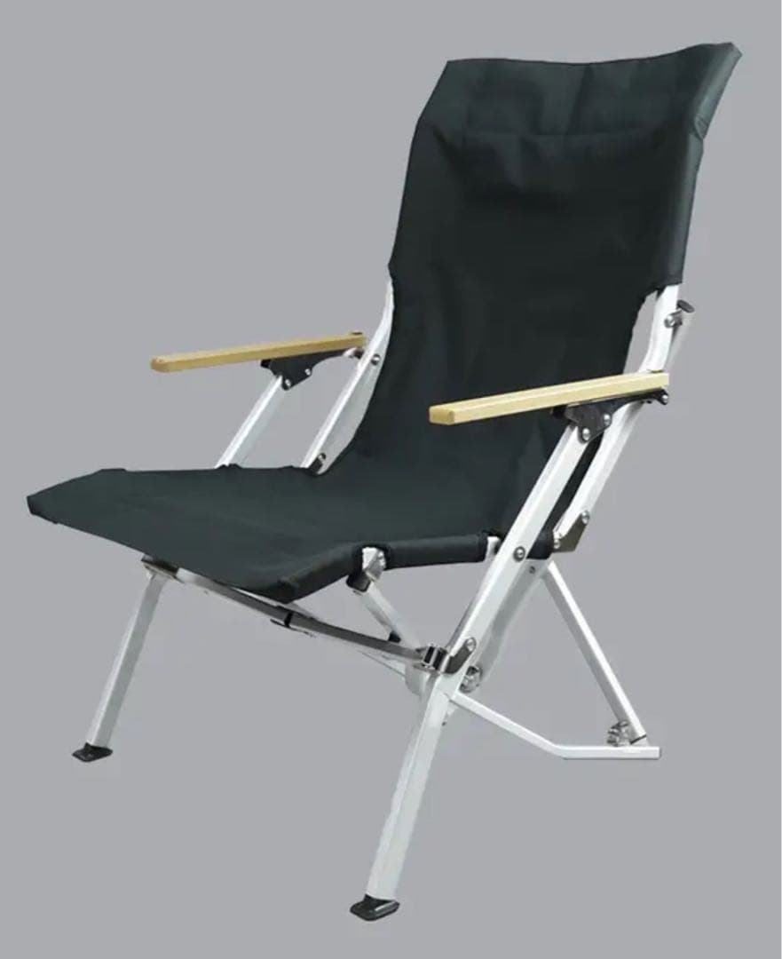 【新品スノーピークOEM品】折りたたみアウトドアチェア ブラック