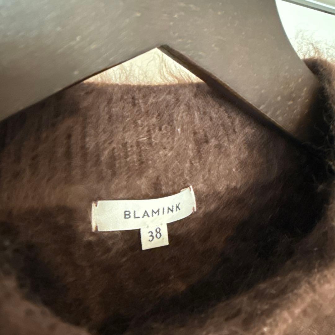 BLAMINK ブラミンクカシミアファー ベスト ニット　 38