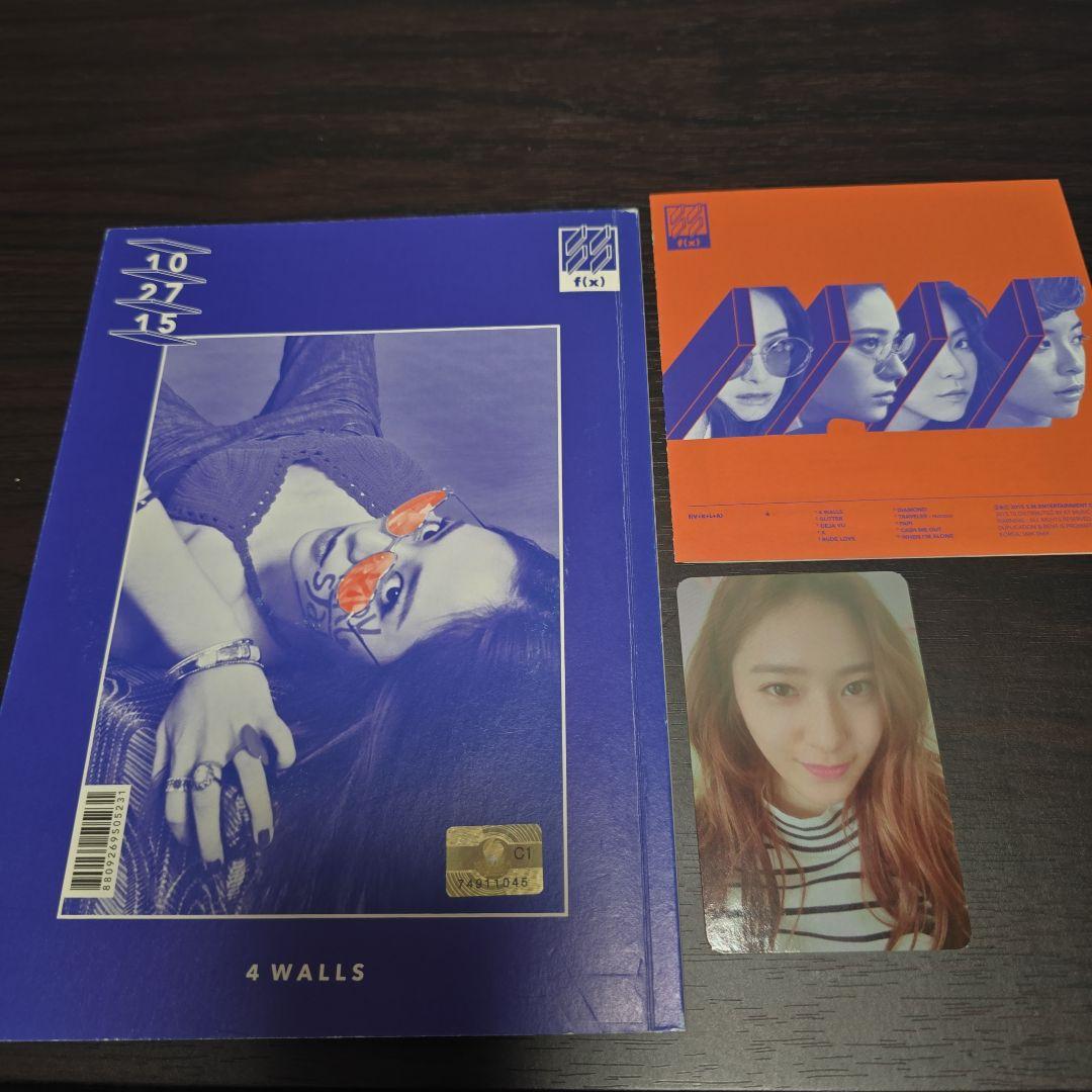 f(x) 4 WALLS アルバム　クリスタル　トレカ付き