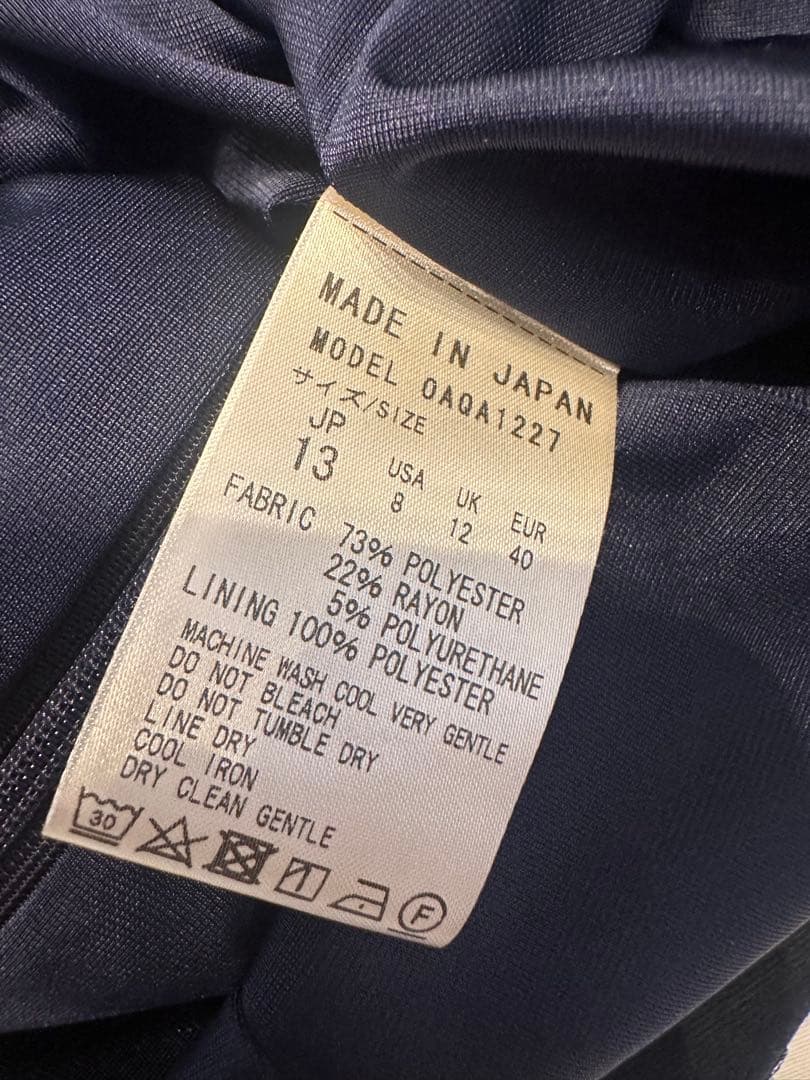 美品✨kay me ダブルジャージー　ネイビー ワンピース&ジャケット13 XL