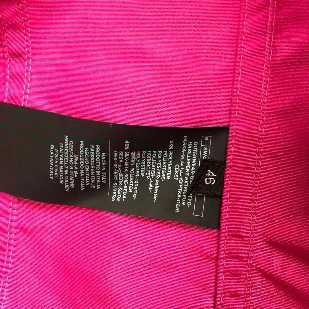 TOMFORD トムフォード ダブルジップ ナイロンジャケット ピンク