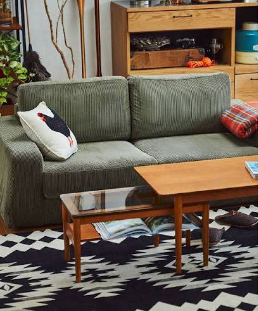 ニコアンド　グリュックソファ　グリーン