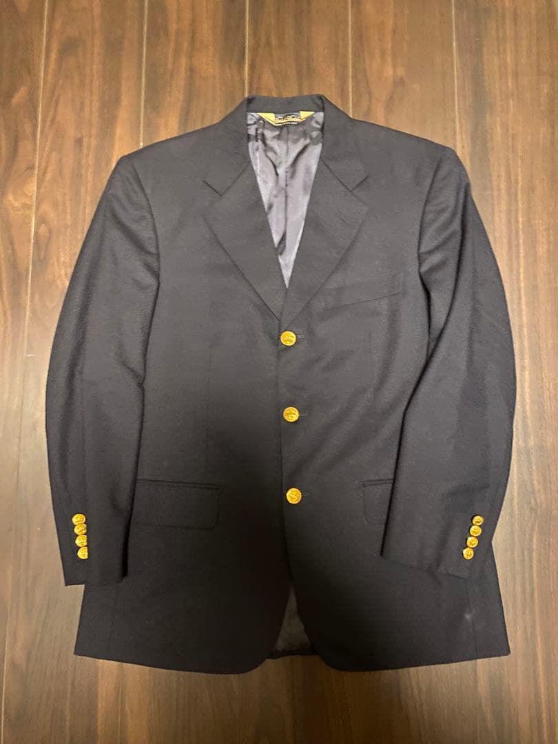 ブルックブラザーズ　紺ブレ　ブレザー　金ボタン　3B Lサイズ　トラッド