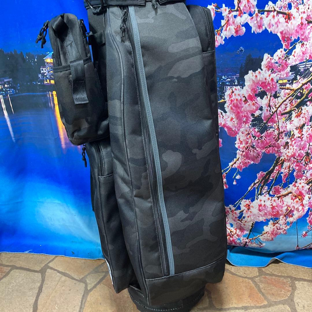 寶BU-1093 ［美品］NEWERA キャディバッグ ブラック 迷彩柄