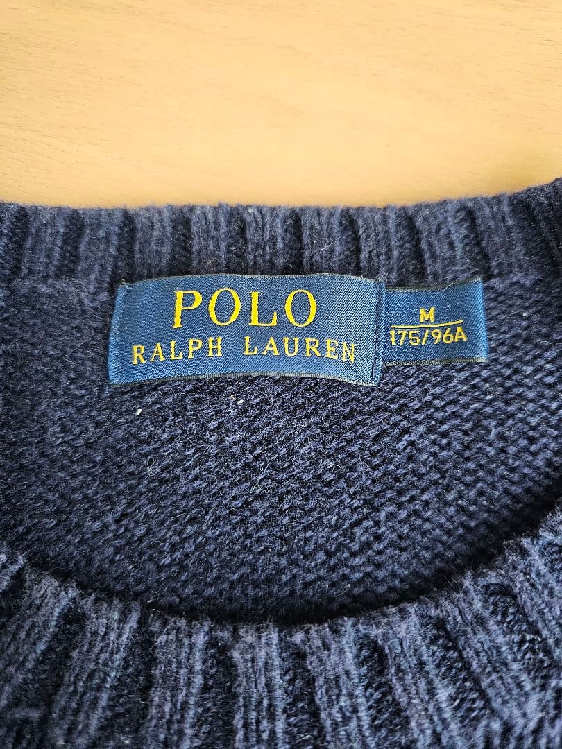 POLO RALPH LAUREN クマ刺繍 ニット M