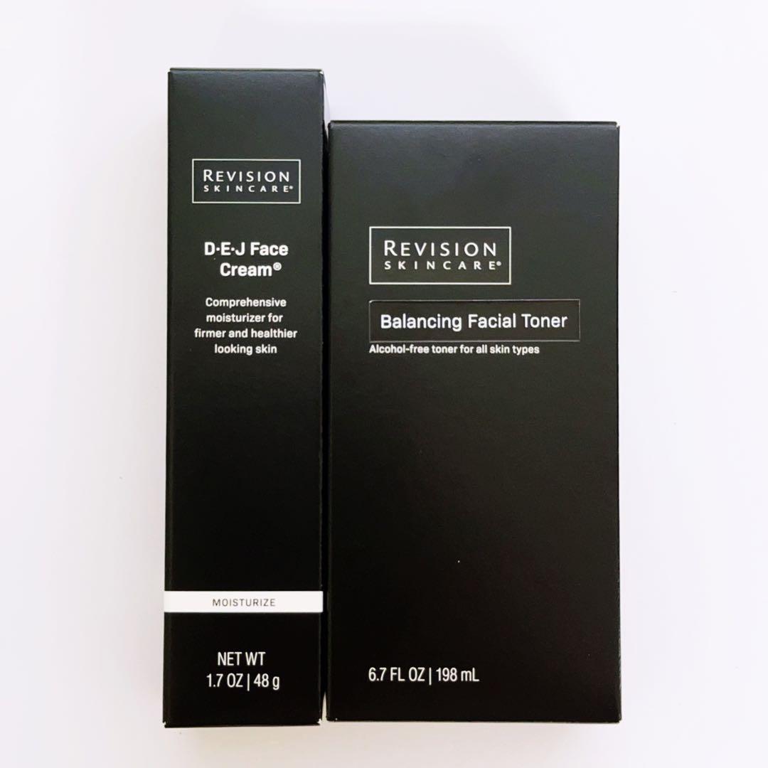DEJフェイスクリーム　バランシングフェイシャルトナー　2点 リビジョン