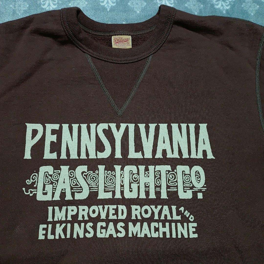 デラックスウェア S101-21ドリップレッド スエット XL