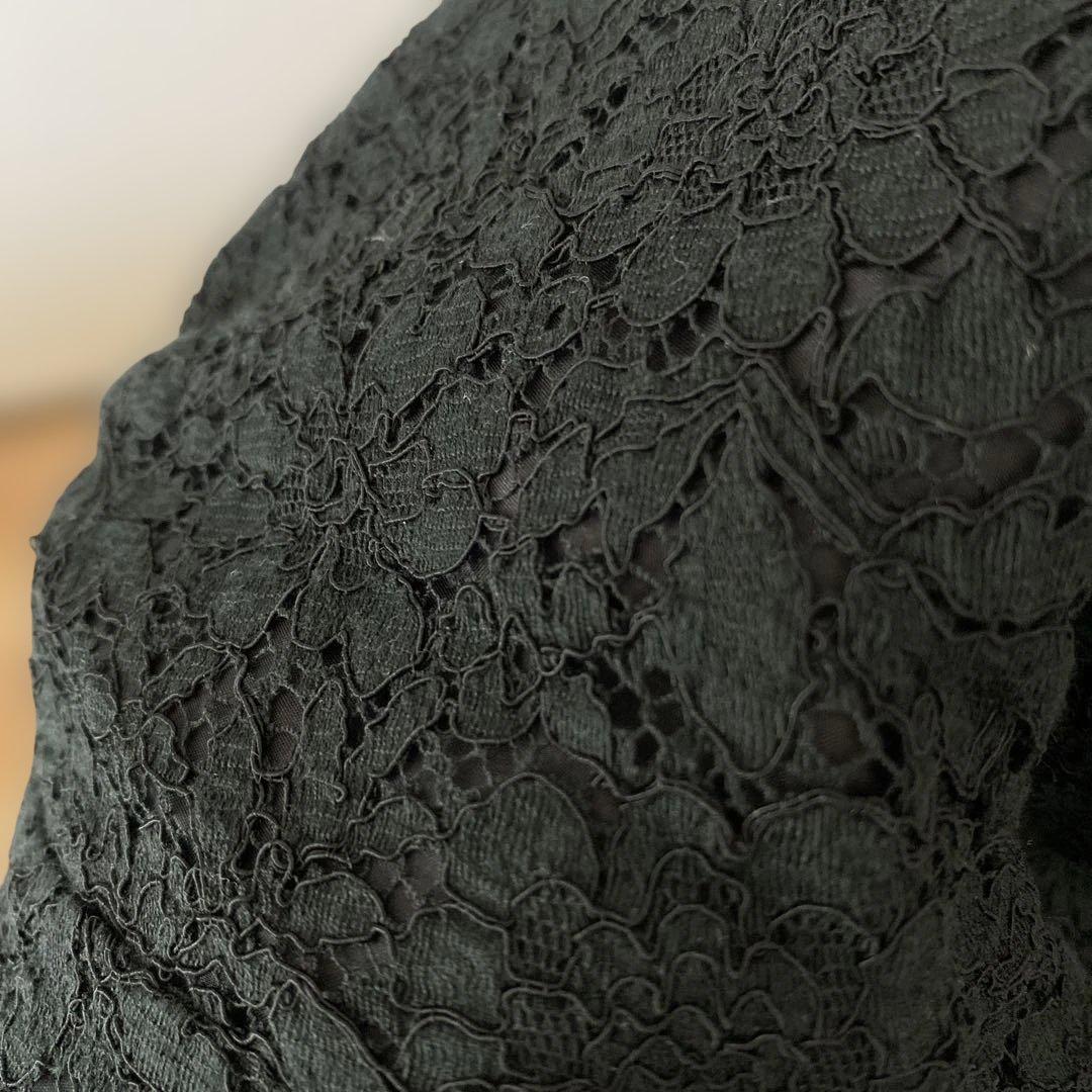 MIU MIU ブラックレースショートパンツ 40