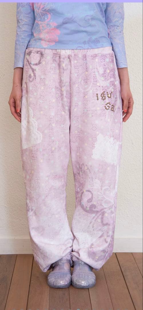 193 Lo-Fi Girl コットンスウェットパンツ