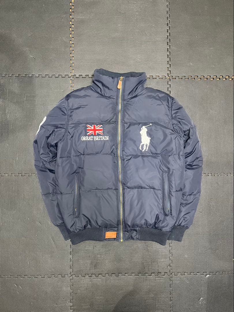 ポロラルフローレン　ダウンジャケット　ネイビー　M