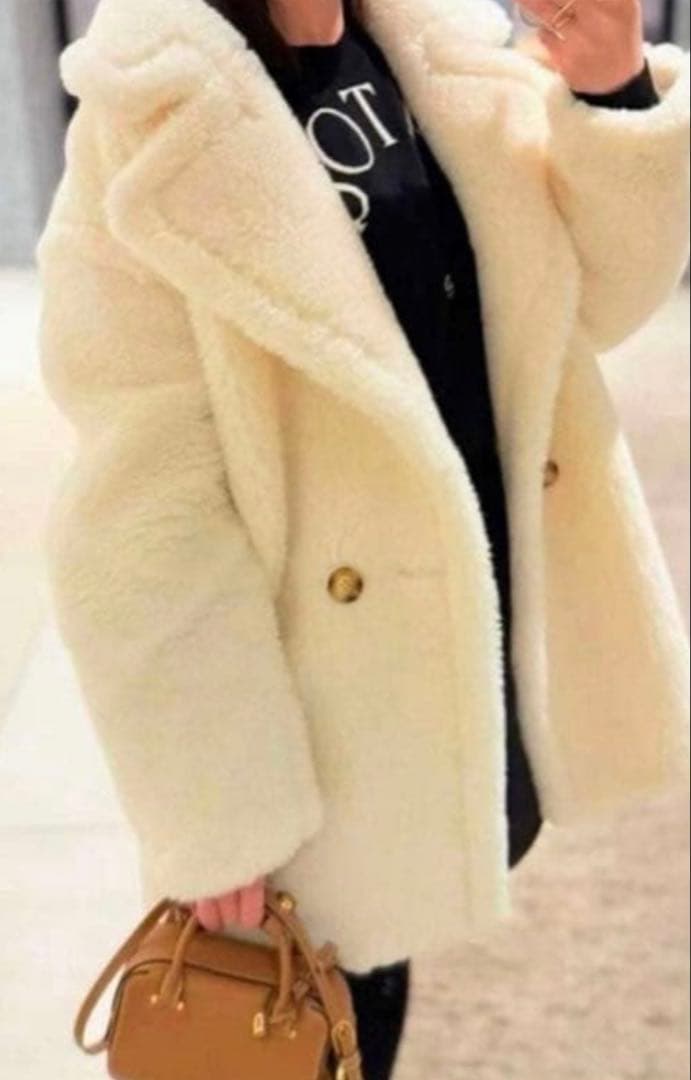 テディコート　ウール　ホワイト　ショート　lilirena 新品未使用