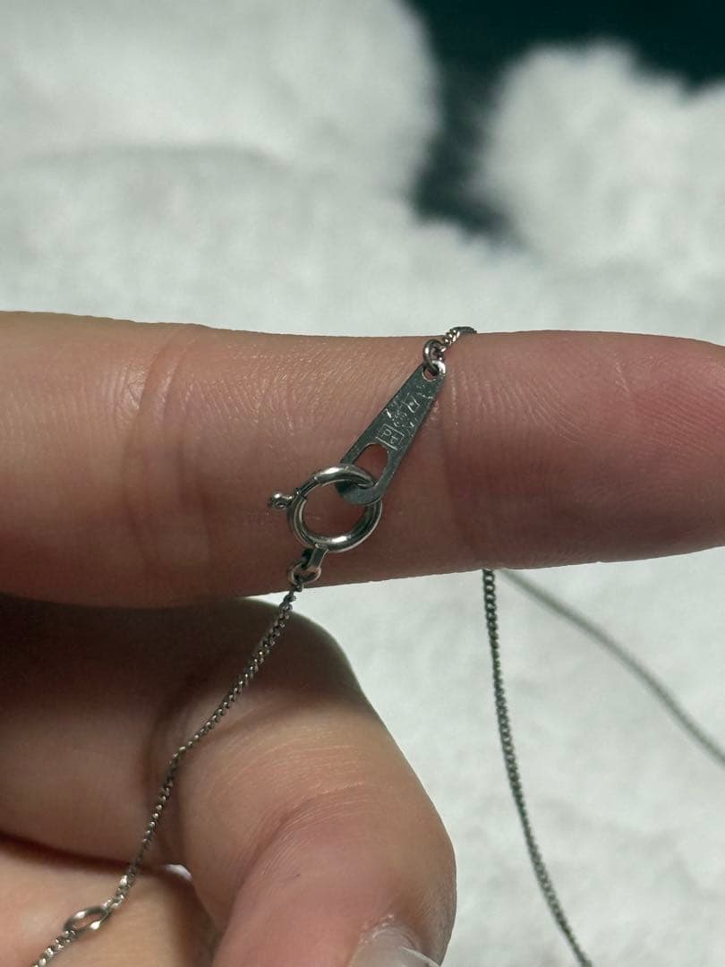 最終値下げ ptダイヤモンドネックレス　pt900 pt850 0.20ct