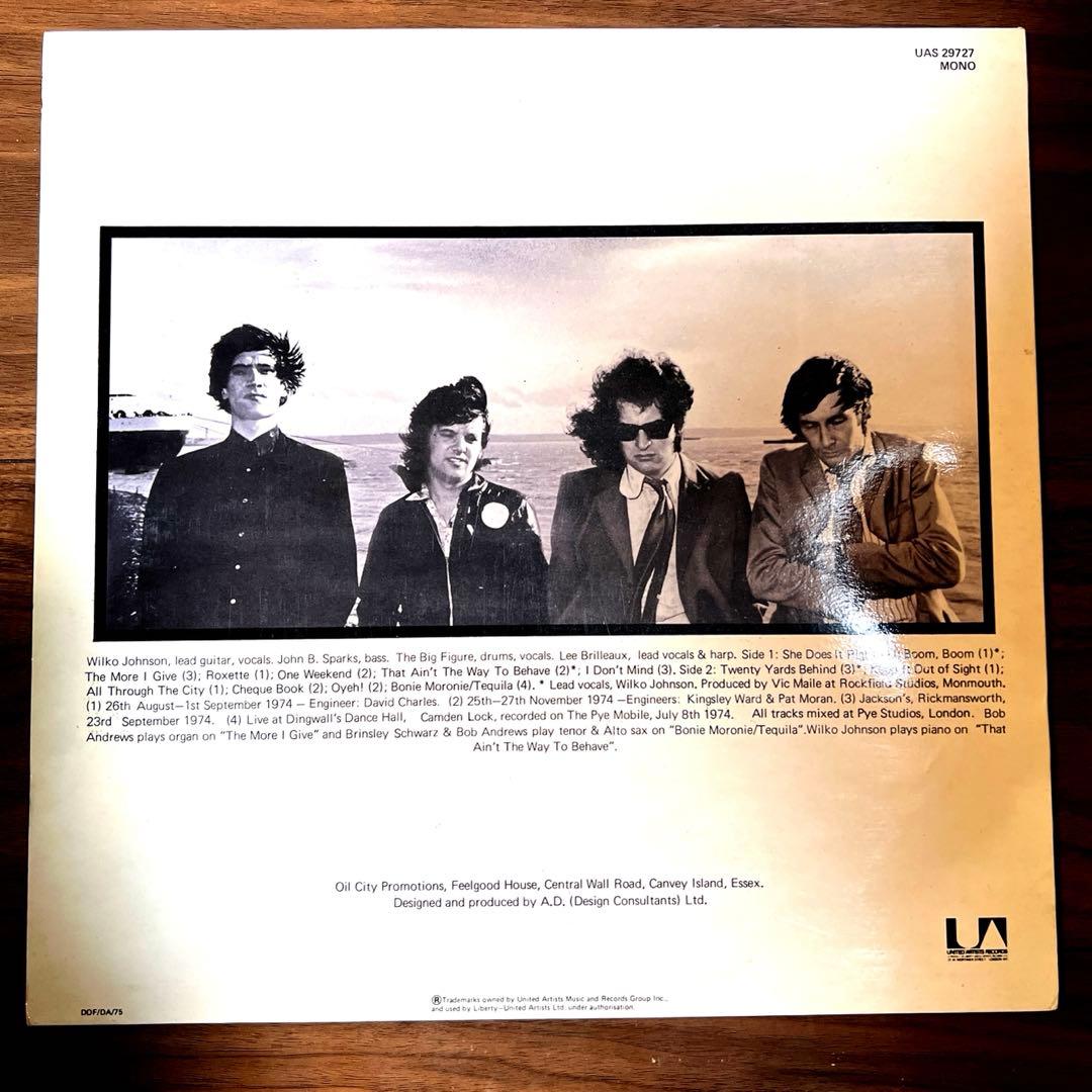 UKオリジナル　Dr.Feelgood Down By The Jetty