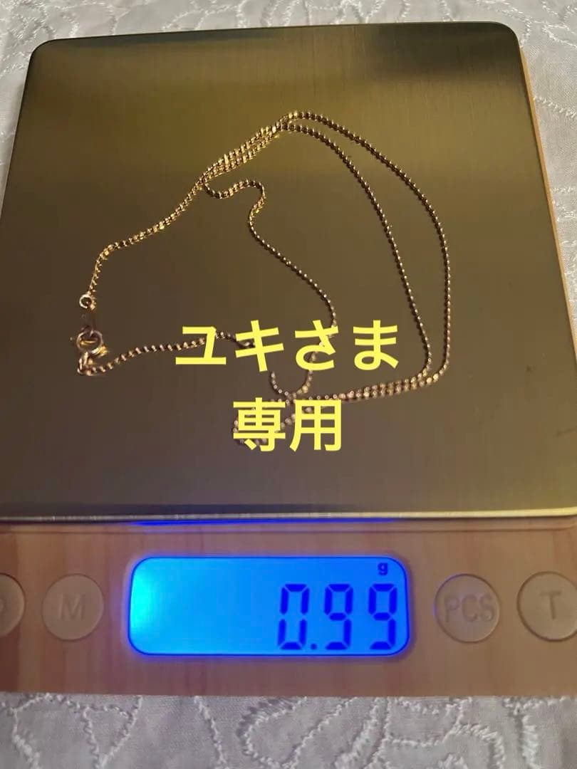 鎖切れ訳あり品　18K ピンクトルマリンネックレス と10Kネックレス