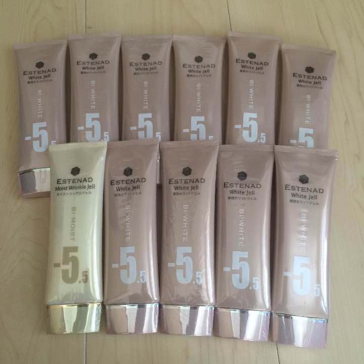 エステナード ホワイトジェル10本&モイストリンクルジェル1本