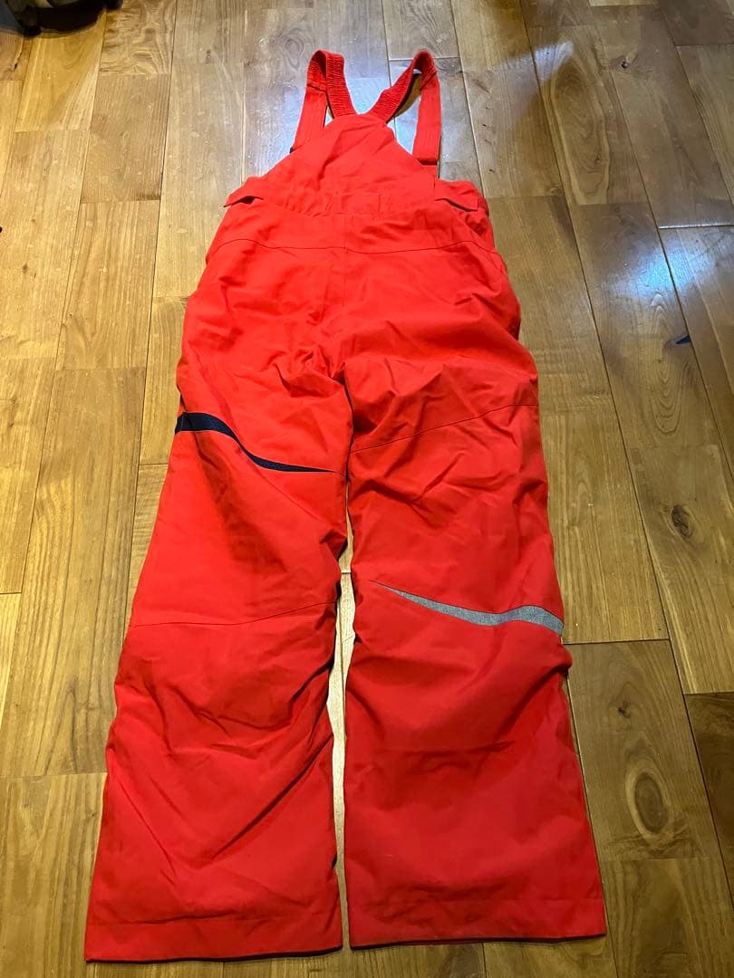 phenix スキーウェア 150cm グレー/ネイビー/レッド　グローブ付き