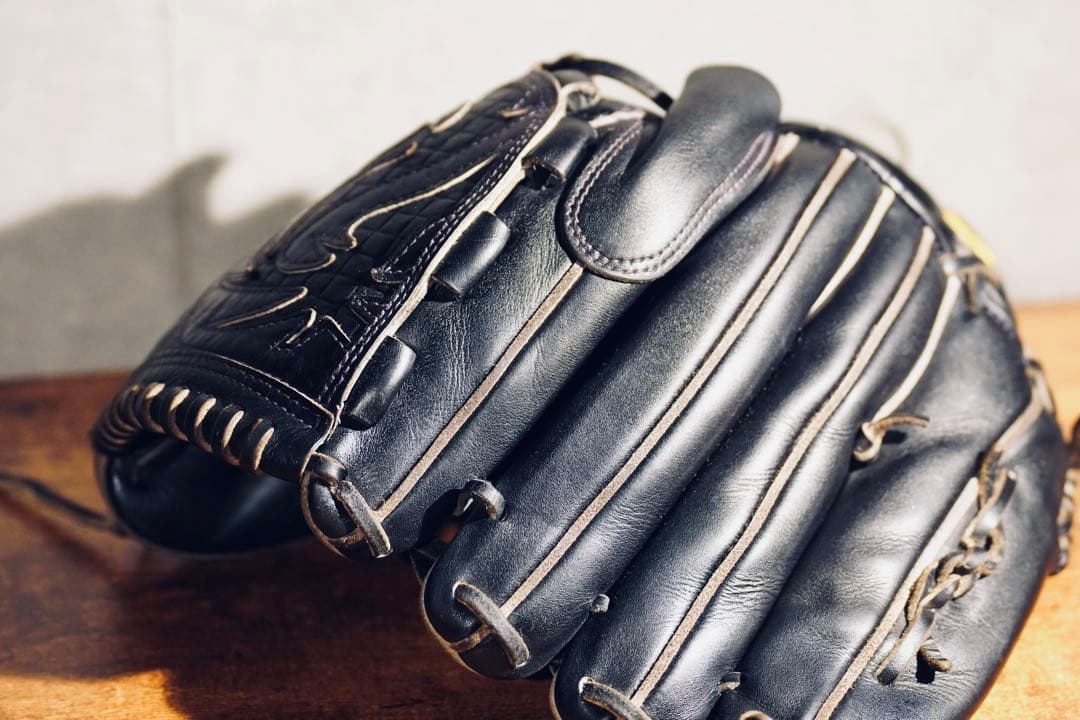 ℹ*︎様 の*り様 ミズノプロ Mizuno Pro 硬式 投手用 グラブ ブラ