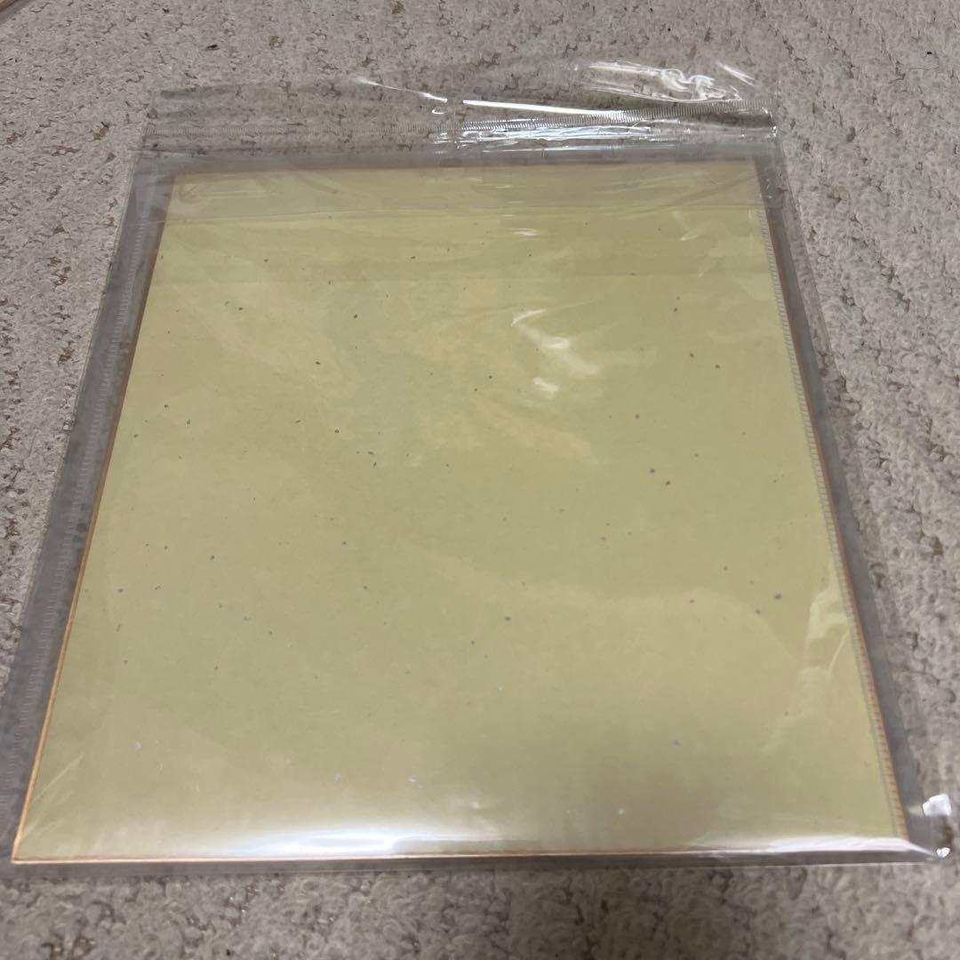 橋本真也　直筆サイン色紙　ポラロイド写真付き