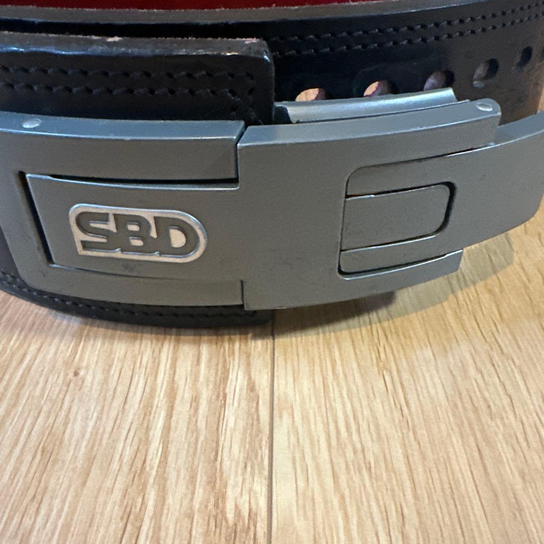 SBD トレーニング・パワーベルト 黒/赤