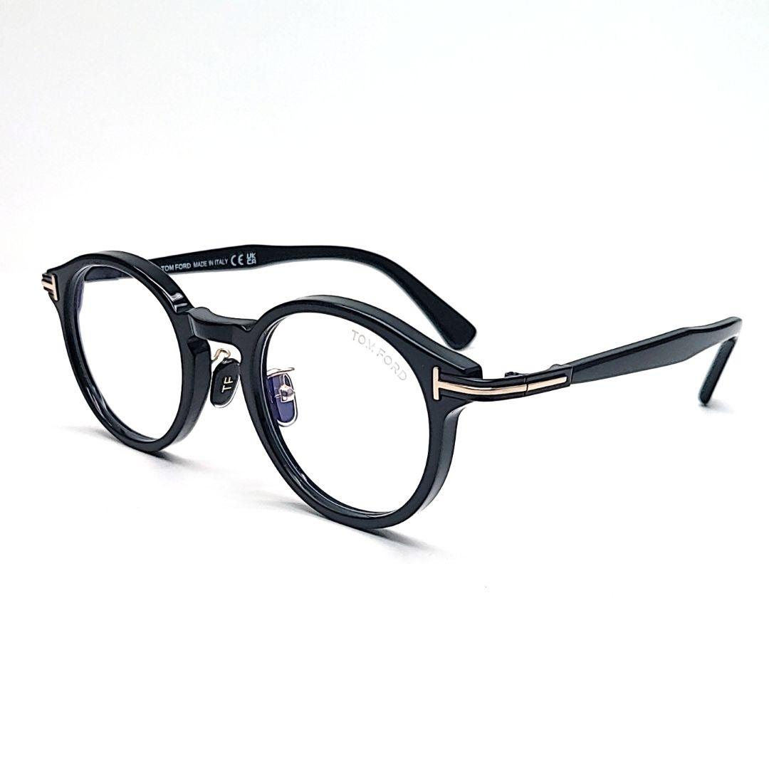 TOMFORDの TF6008 ブラック ラウンドフレーム