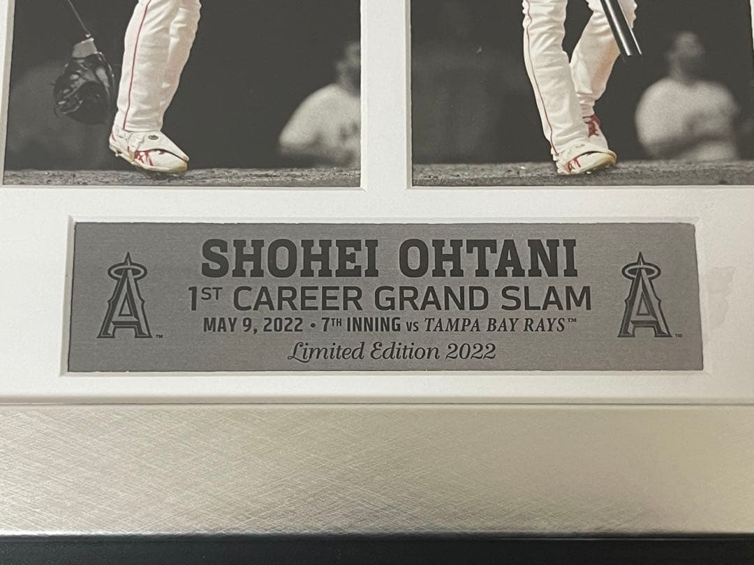 大谷翔平　グランドスラム　壁掛け額縁非売品　公式　39号本塁打
