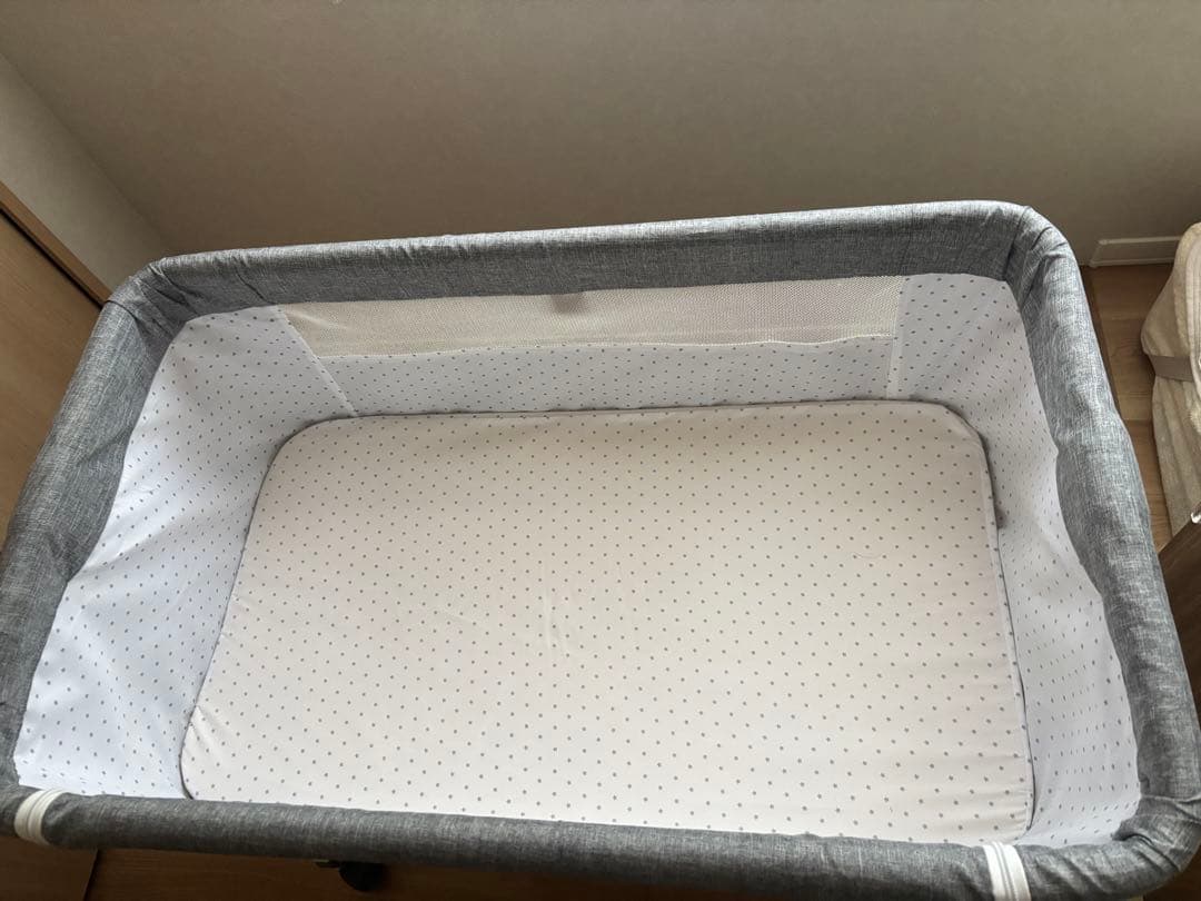 ベビーベッド ハイローベッド キャスター 揺かご 軽量