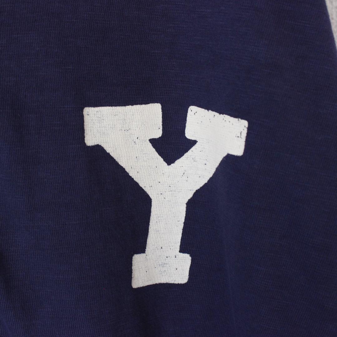 45R でこぼこ天竺の908レガッタフード Mサイズ ネイビー Rボタン