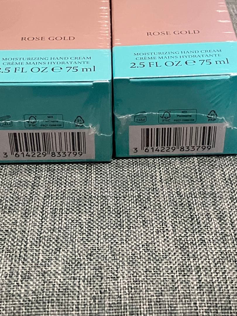 ティファニーローズゴールド モイスチャライジング ハンドクリーム　2点セット