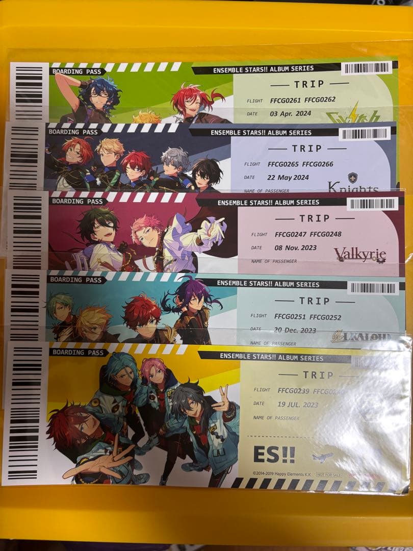 あんスタ　『TRIP』 トラベルチケット　セット