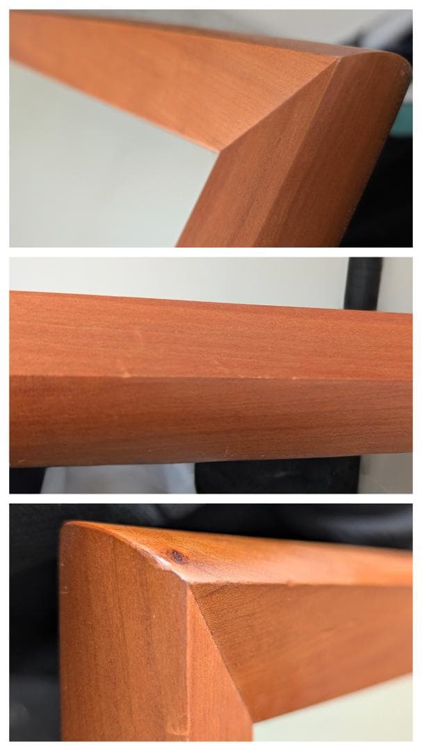 ウッドユウライクカンパニー WYLC 無垢材 チェリー シンプルミラー/大 美品