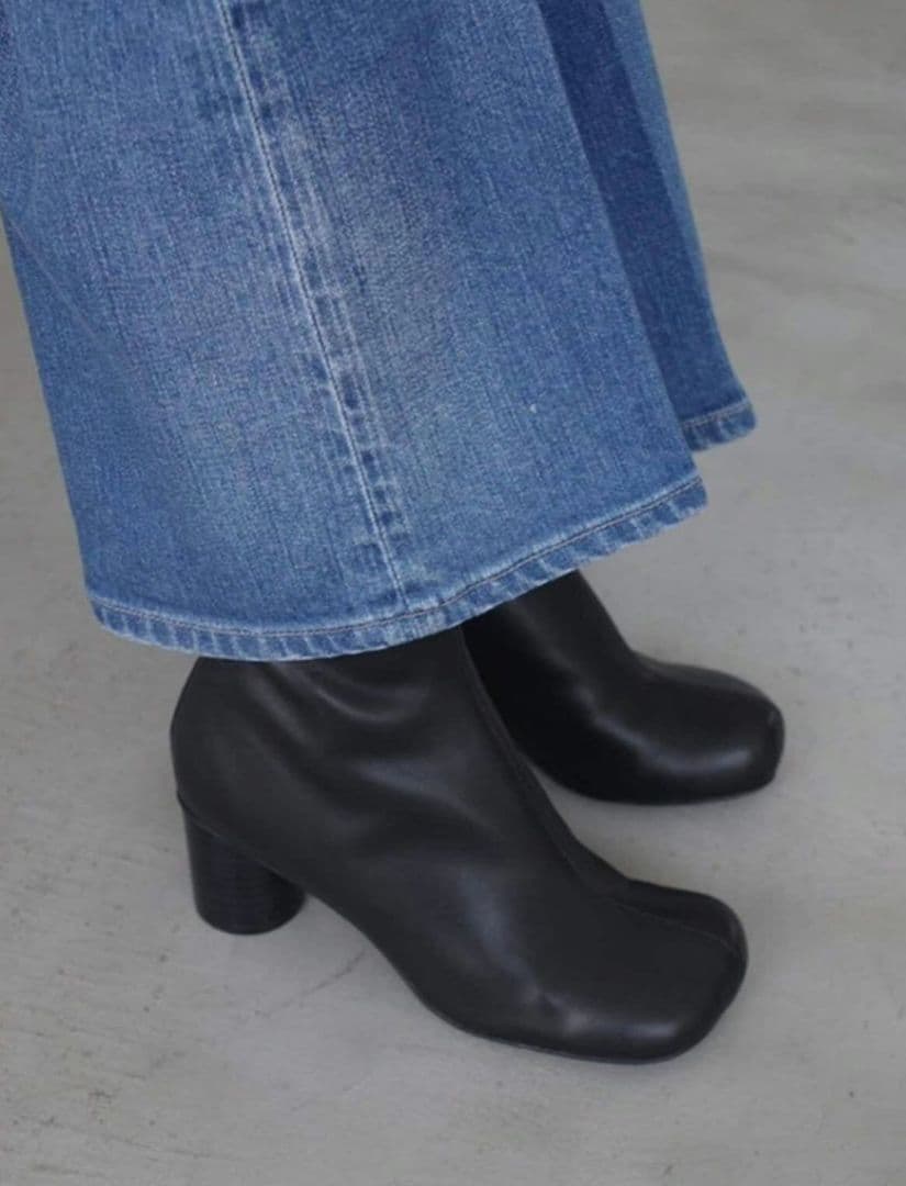 SLOBE IENA / スローブイエナ スクエアトゥショートブーツ