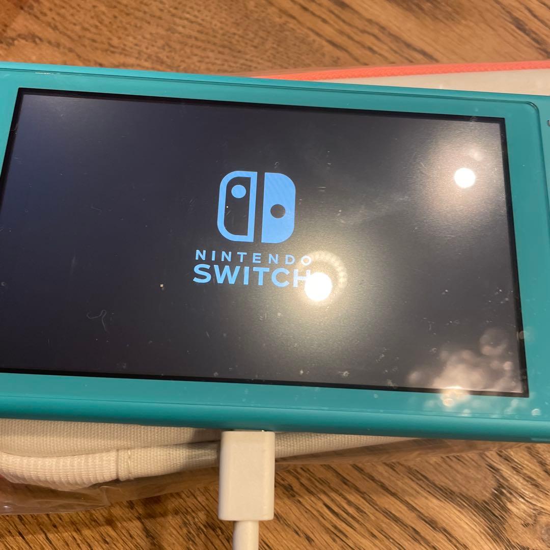 Nintendo Switch Lite ターコイズ 本体、専用ケース2色セット
