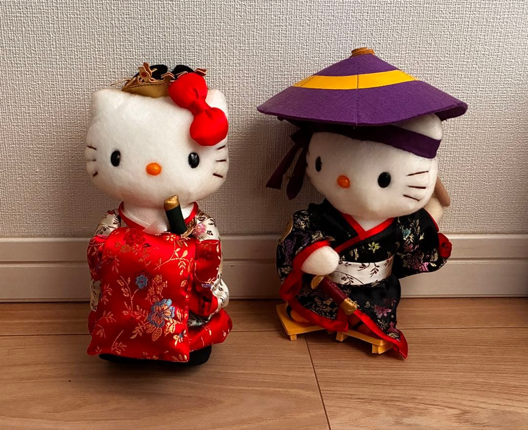ハローキティ さんりお歌舞伎どおるDX ぬいぐるみ 2体セット　非売品