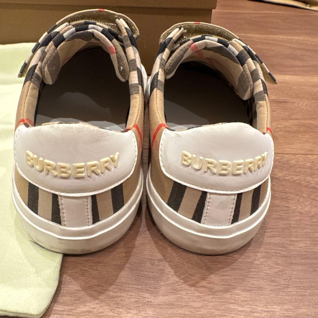 BURBERRY kidsチェック柄スニーカー