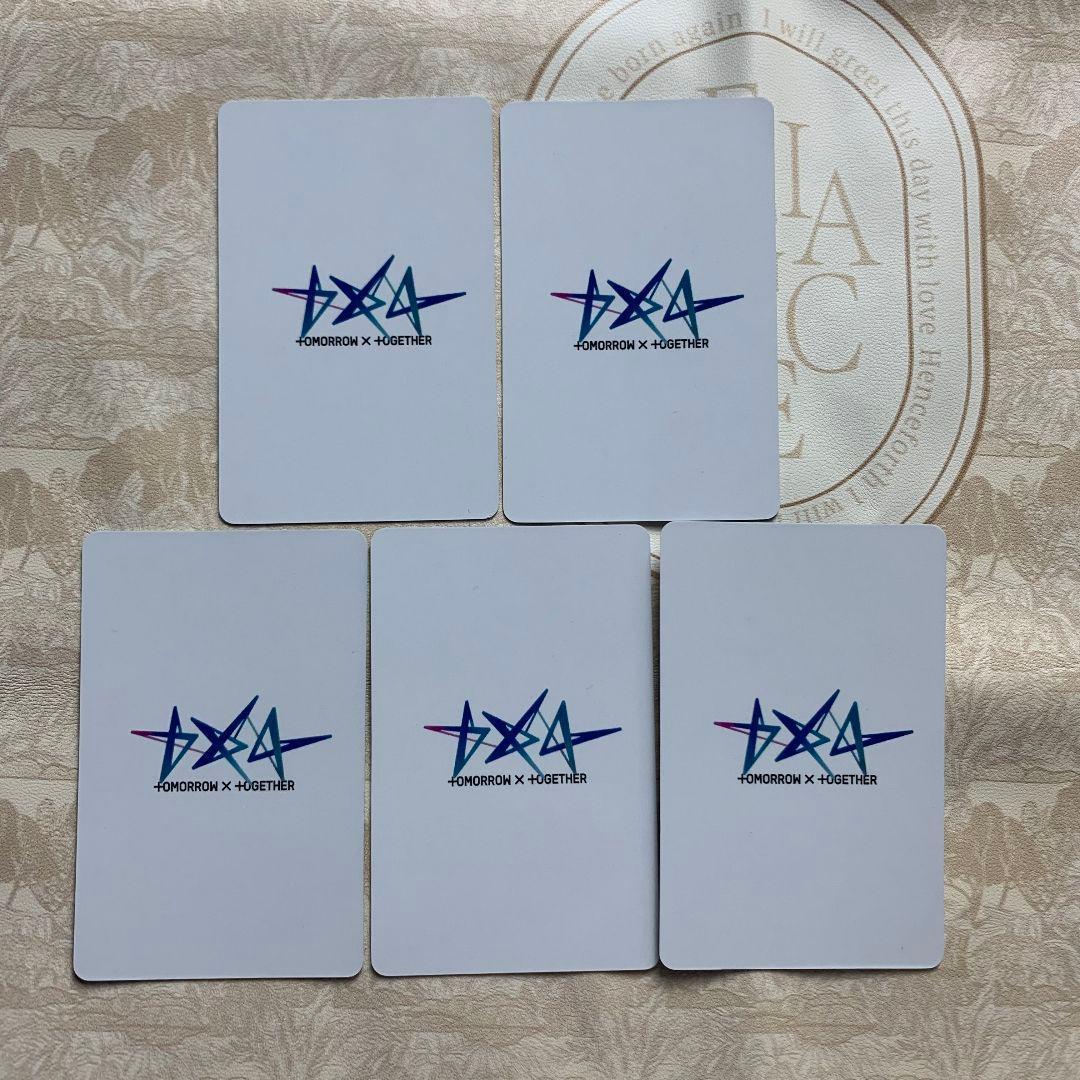 TXT メンバーセルカ LINE MUSIC 未公開 トレカ 5枚セット