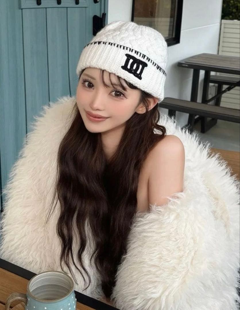 【タグ付新品未使用】darich DDロゴバスケットニットビーニー 白