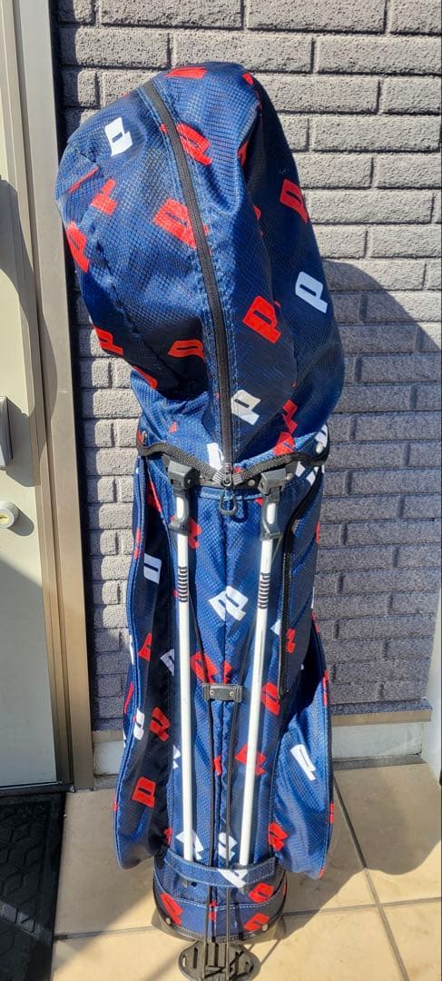 PUMA キャディバッグ ネイビー/レッド