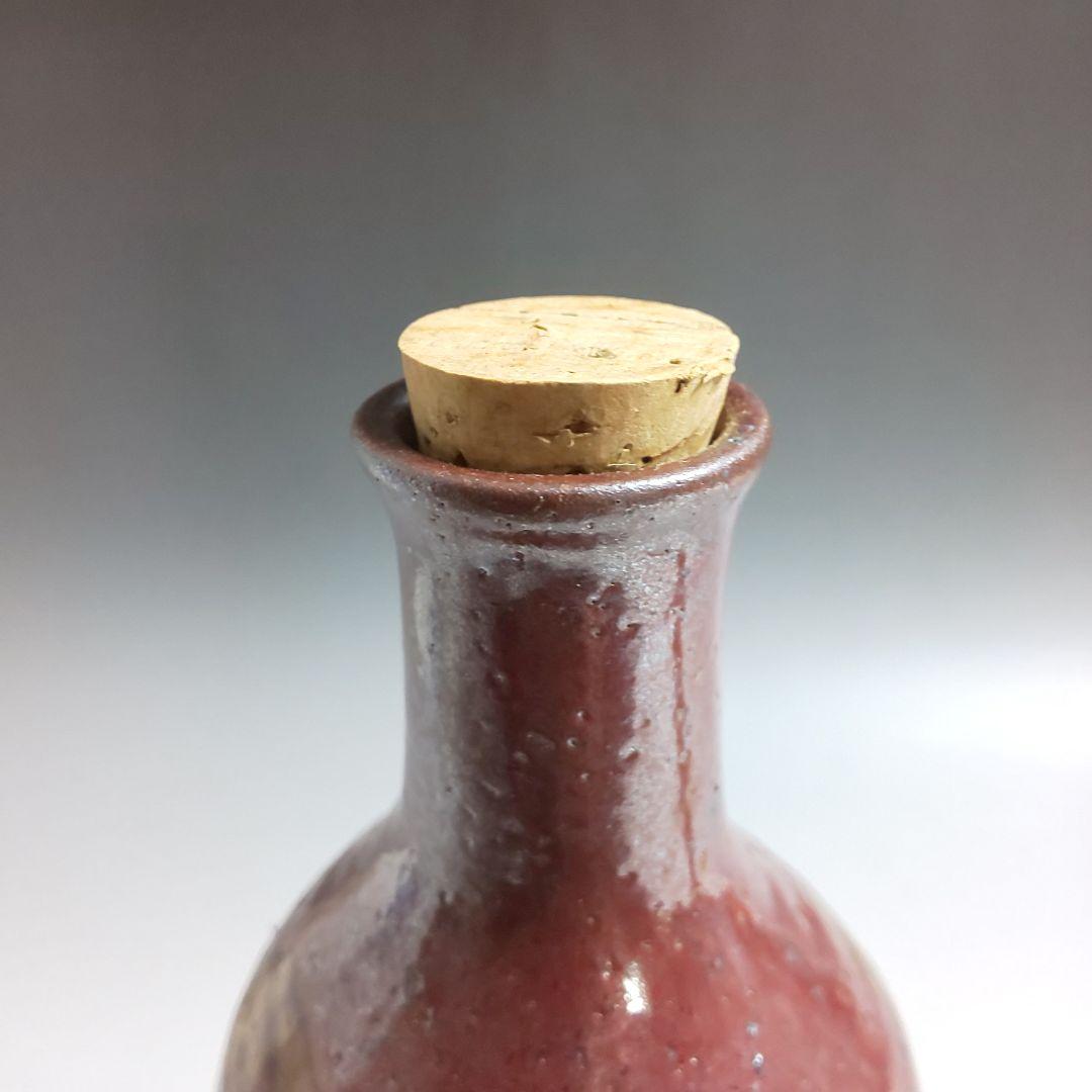 ★ 古い酒壺 古酒 日本酒 清酒 １級 空瓶 染付 陶器骨董 花器 昭和