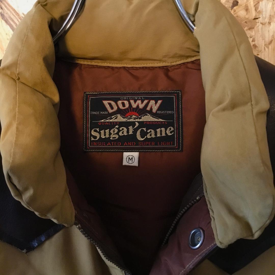 シュガーケーン レザーヨーク ダウンベスト M 東洋