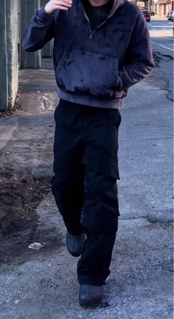 パンツ entire studios / HEAVY DENIM CARGO