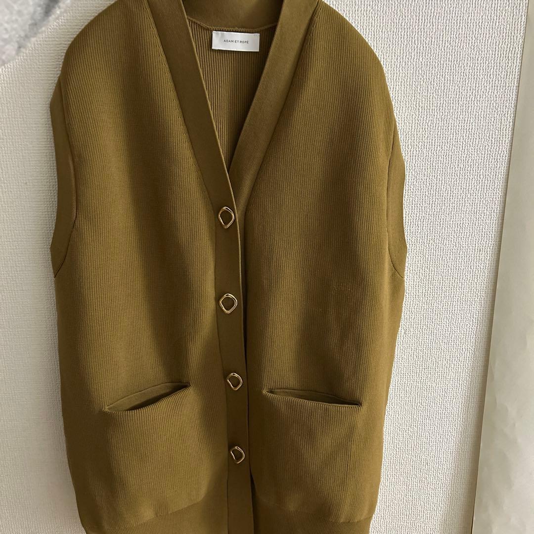 アダムエロペ　ミドルニットジレ