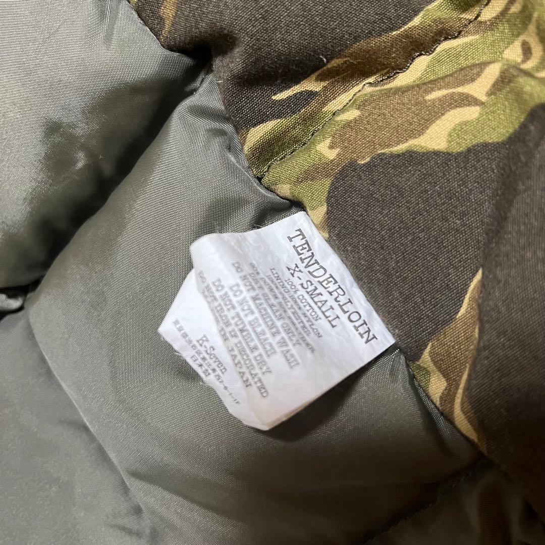 テンダーロイン T-HUNTING DOWN JKT ダウンジャケット カモフラ