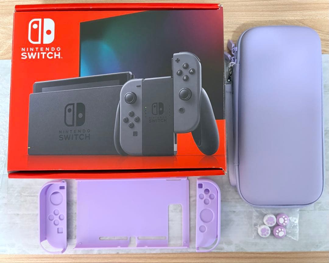 Nintendo Switch【Joy-Con (L) / (R)グレー】 本体