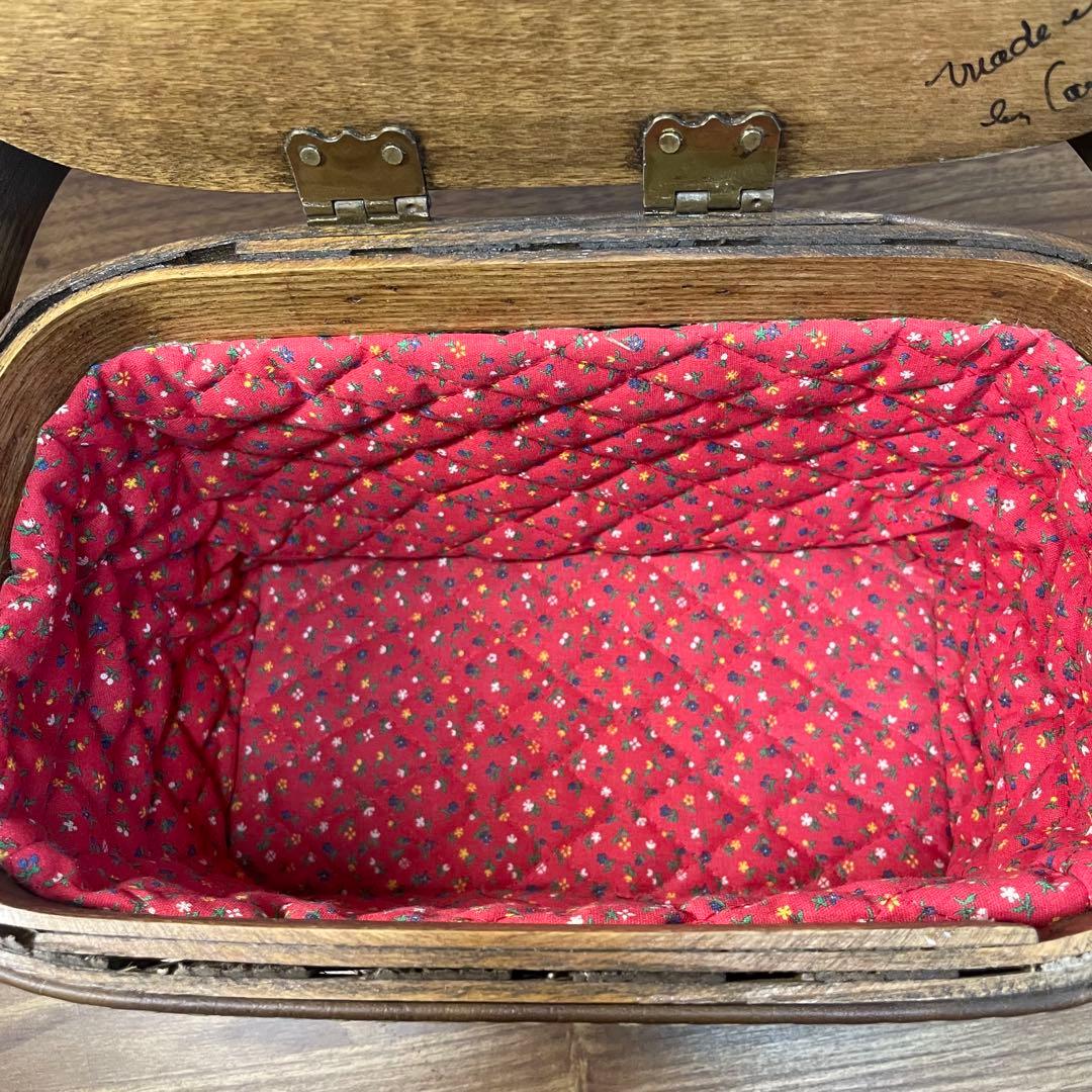 カロナンバスケット トラベルシリーズ 鏡付 希少 ヴィンテージ