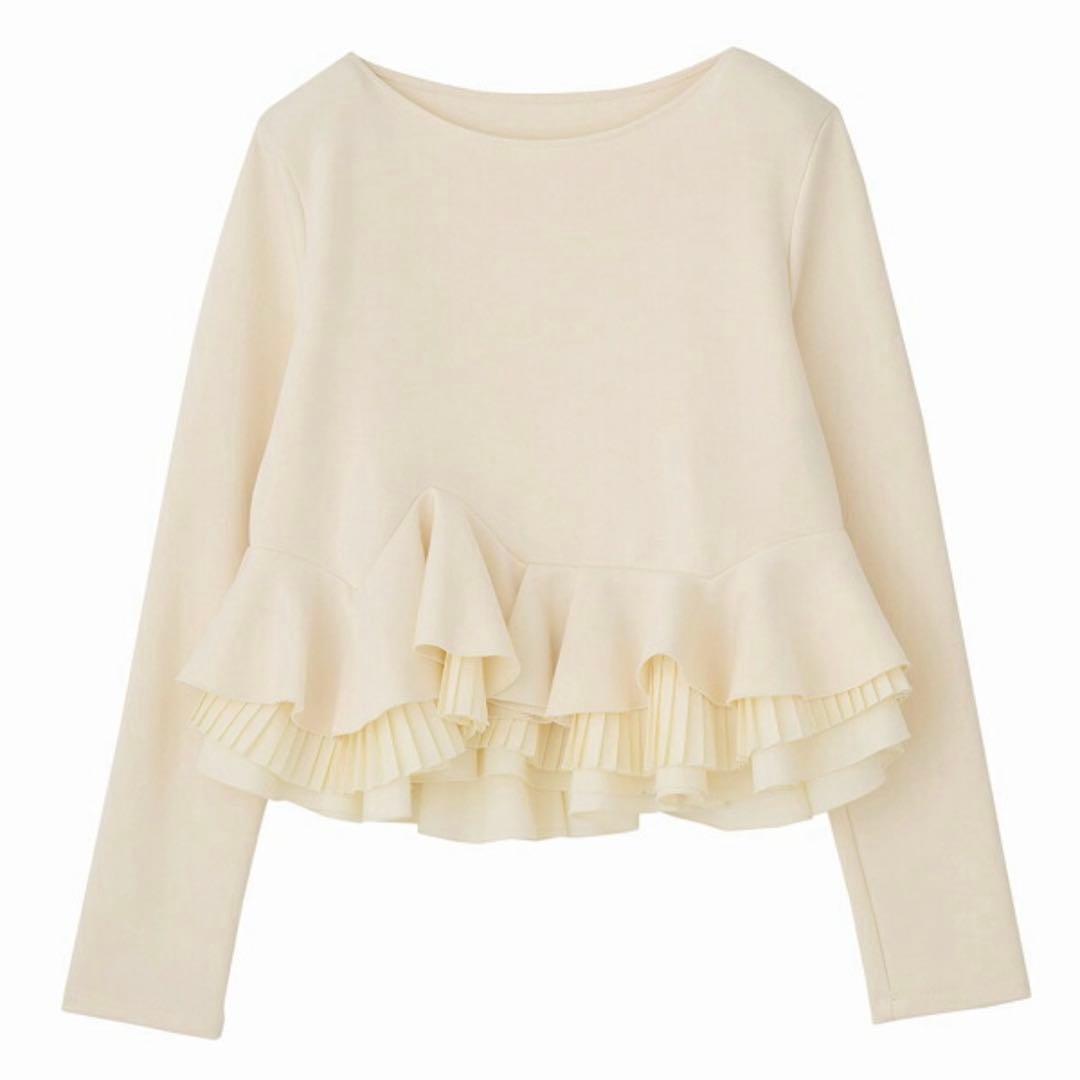 COCODEAL ココディールランダムフリルペプラムトップス