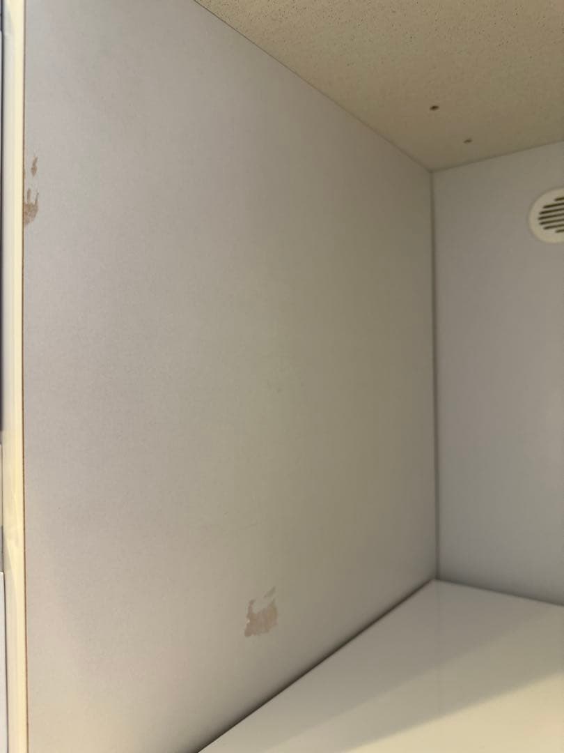 食器棚 完成品　カップボード　ホワイト　幅120 右開き