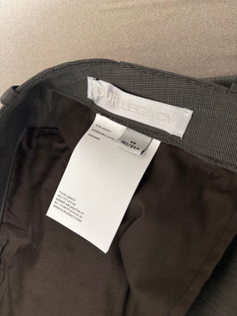 our legacy ワイドスラックス